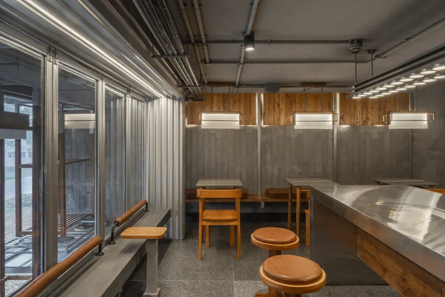 Nomad Coffee Studio — Hospitality architectural photography, Lahore